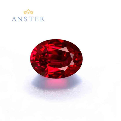 0.5 CTW - 5 CTW Oval Heart Lab Grown Ruby