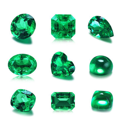 0.5 CTW -5 CTW Radiant Asscher Lab Grown Emerald