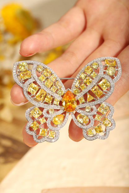 Butterfly brooch pendant dual-use models