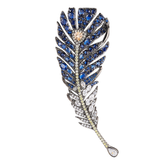 Feather Brooch / Pendant